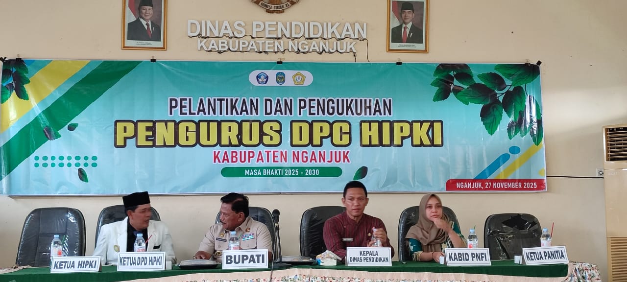 Pelantikan DPC HIPKI Nganjuk